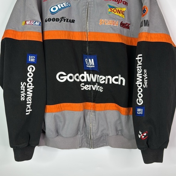 Vintage Chase Authentics Kevin Harvick Goodwrench NASCAR Jacket Large - Picture 3 of 12